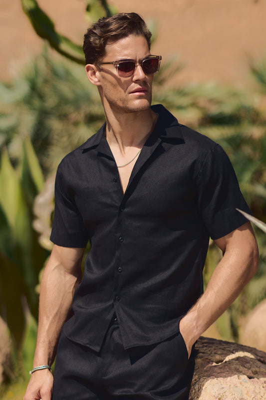 THE LINEN SHORT SLEEVE SHIRT