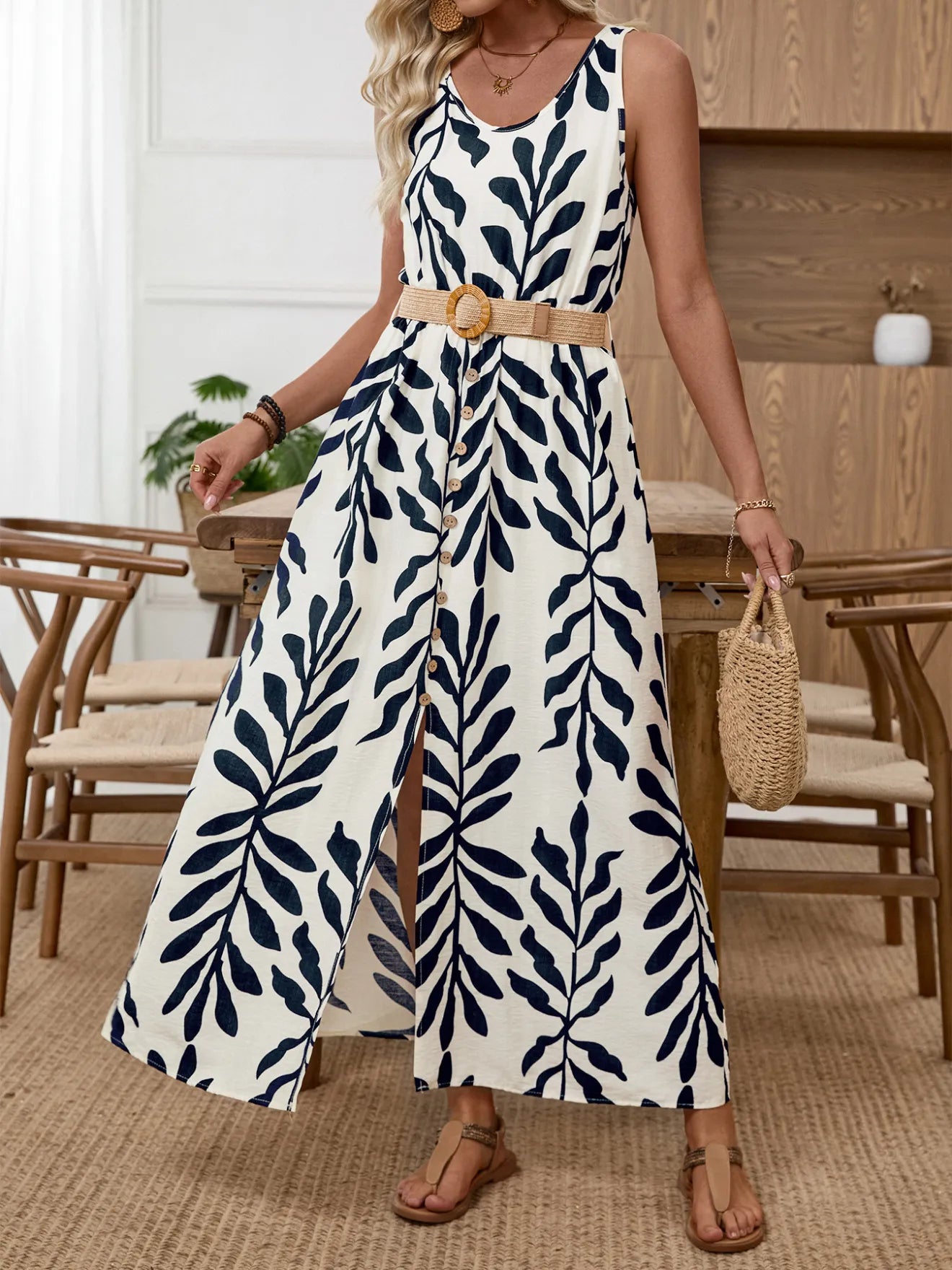 Vestido Estampado Marina | Frescura y Estilo