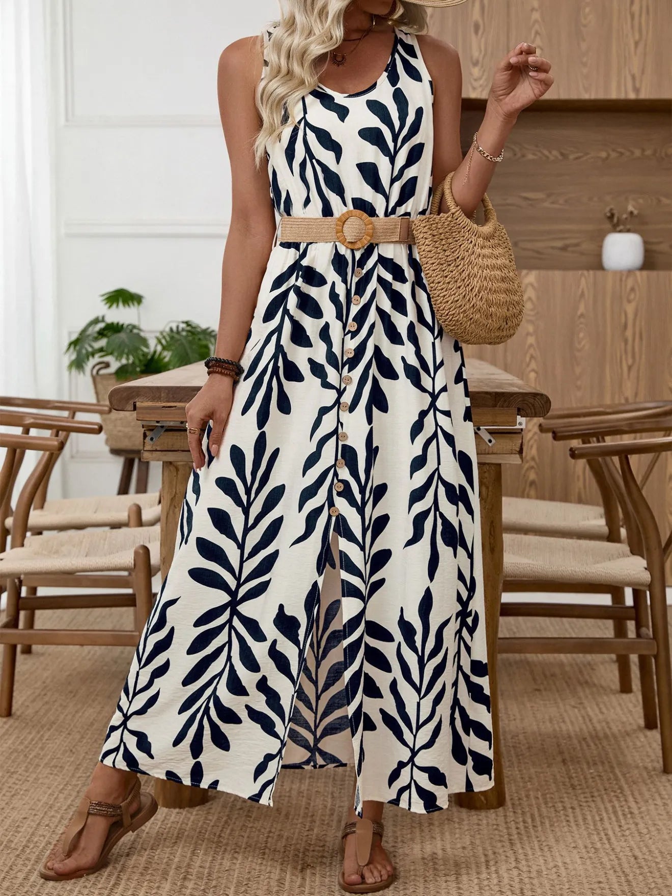 Vestido Estampado Marina | Frescura y Estilo