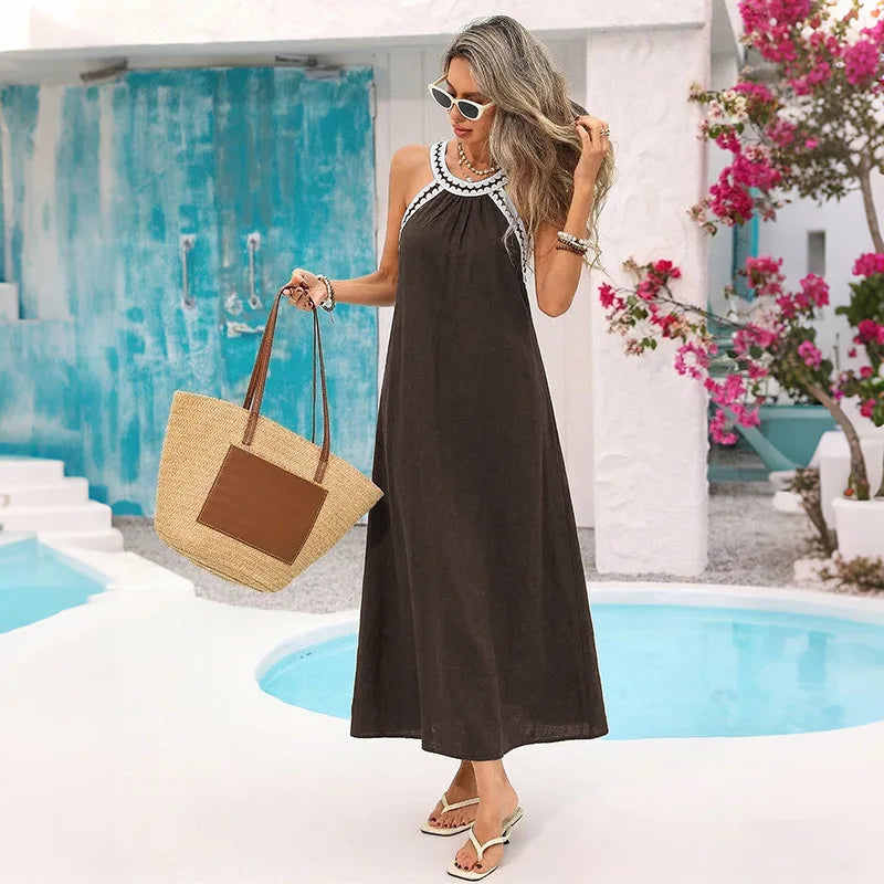 Vestido Largo Victoria | Elegancia y Frescura