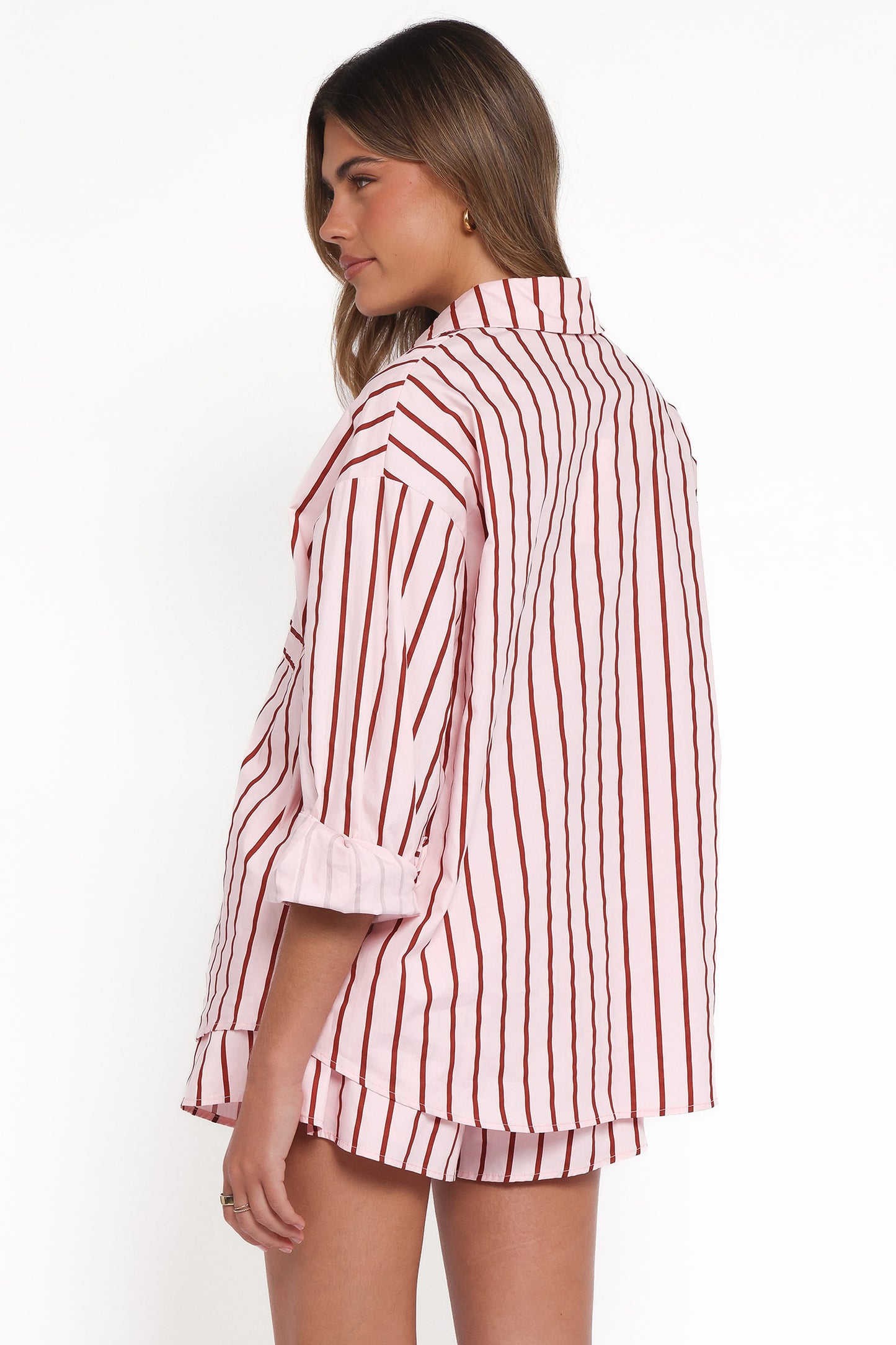 Conjunto camisa y short rayas | Estilo coordinado