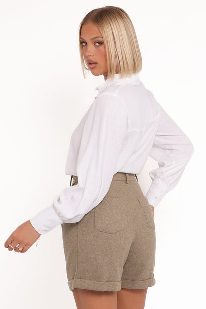 Camisa blanca manga larga | Sofisticación versátil