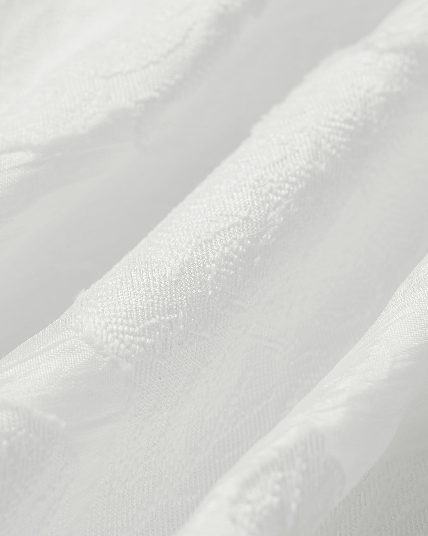 Vestido midi jacquard escote cuadrado | Textura única